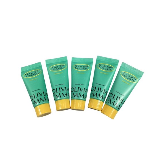 Set Of 5 Olivia Umma Glass Skin Tanghulu Cleansing Foam Travel Size 30ml Each - Picture 1 of 3